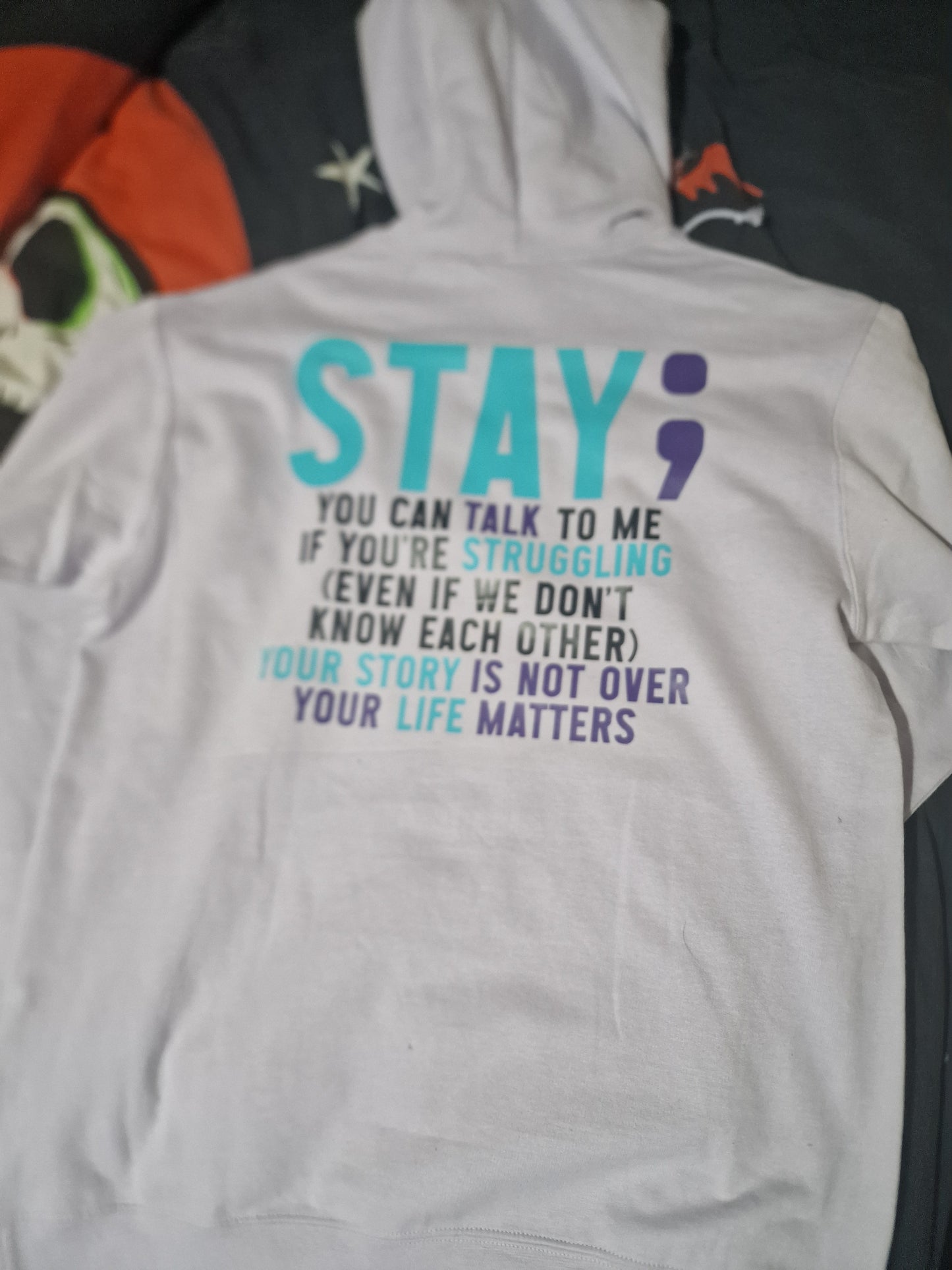 Suicide Prevention Stay ; Hoodie
