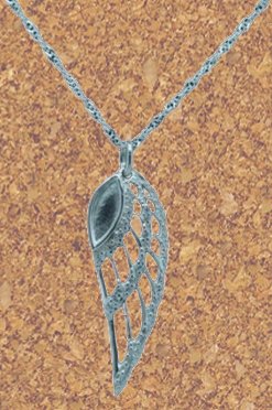 Sterling Silver Angel Wing Necklace