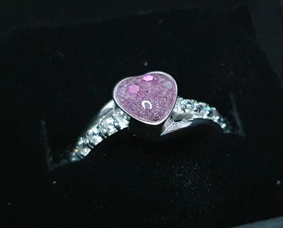 Sterling Silver Heart Ring.